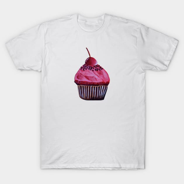 Cupcake T-Shirt by PaintingsbyArlette